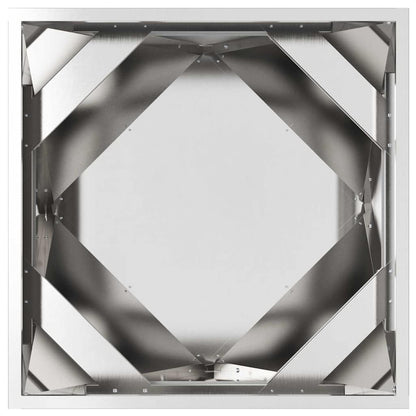 Fioriera Argento 50 x 50 x 50 cm Acciaio zincato