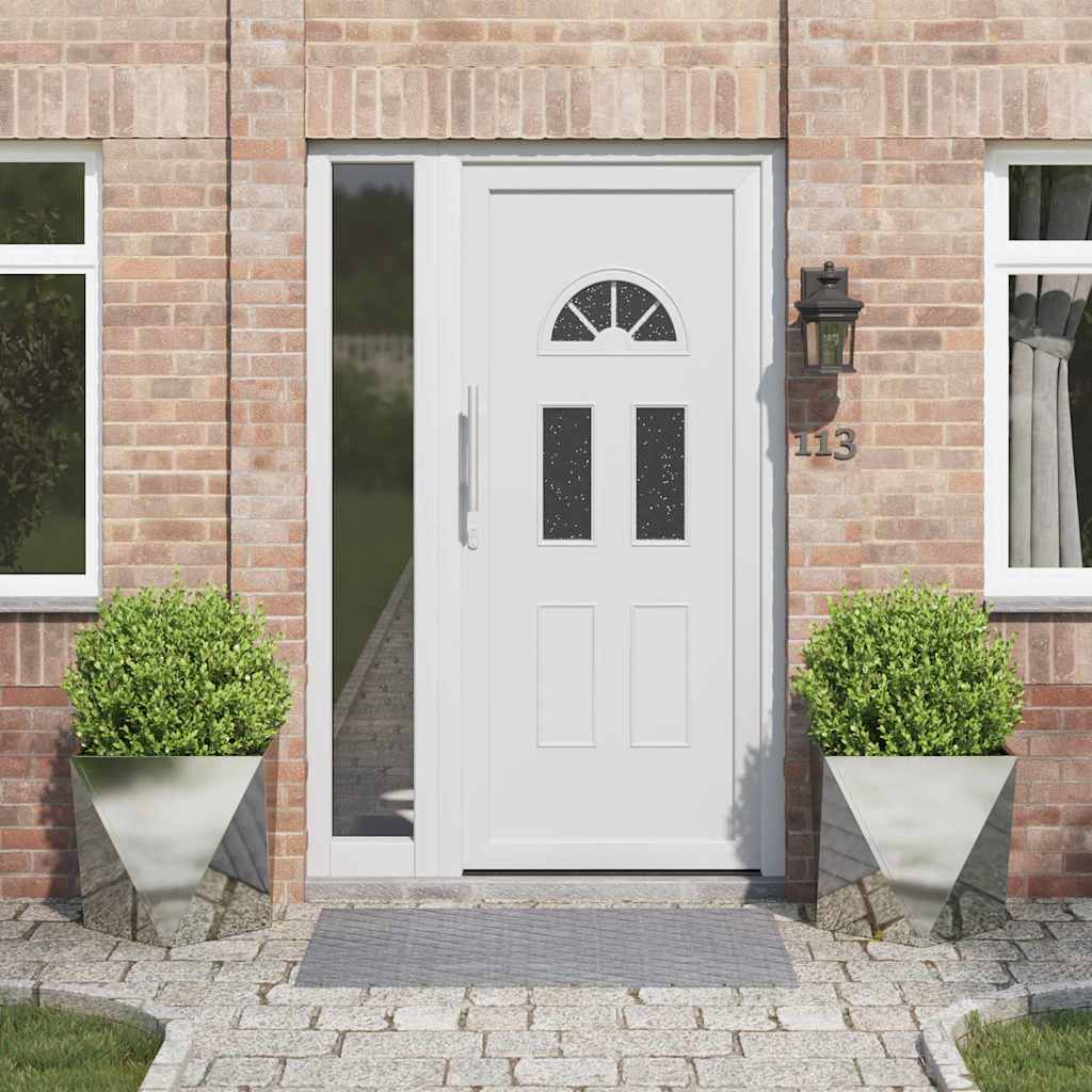 Fioriera 2 pcs Argento 50 x 50 x 50 cm Acciaio zincato