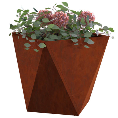 Fioriera 2 pcs Ruggine 50 x 50 x 50 cm | homemem39