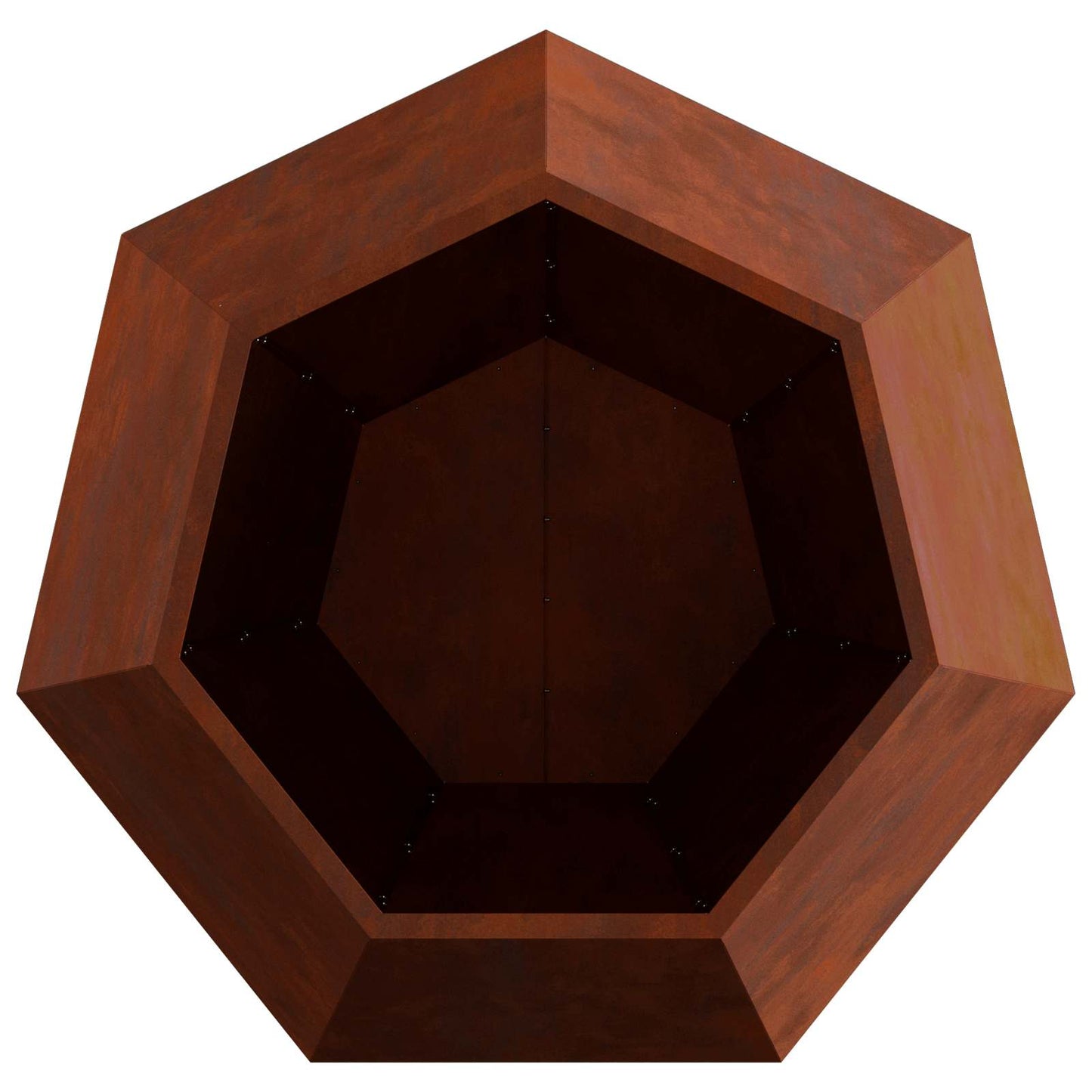 Fioriera Ruggine 100 x 100 x 80 cm
