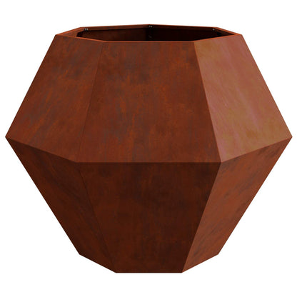 Fioriera 2 pcs Ruggine 100 x 100 x 80 cm | homemem39
