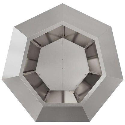 Fioriera Argento 75 x 75 x 60 cm Acciaio inossidabile