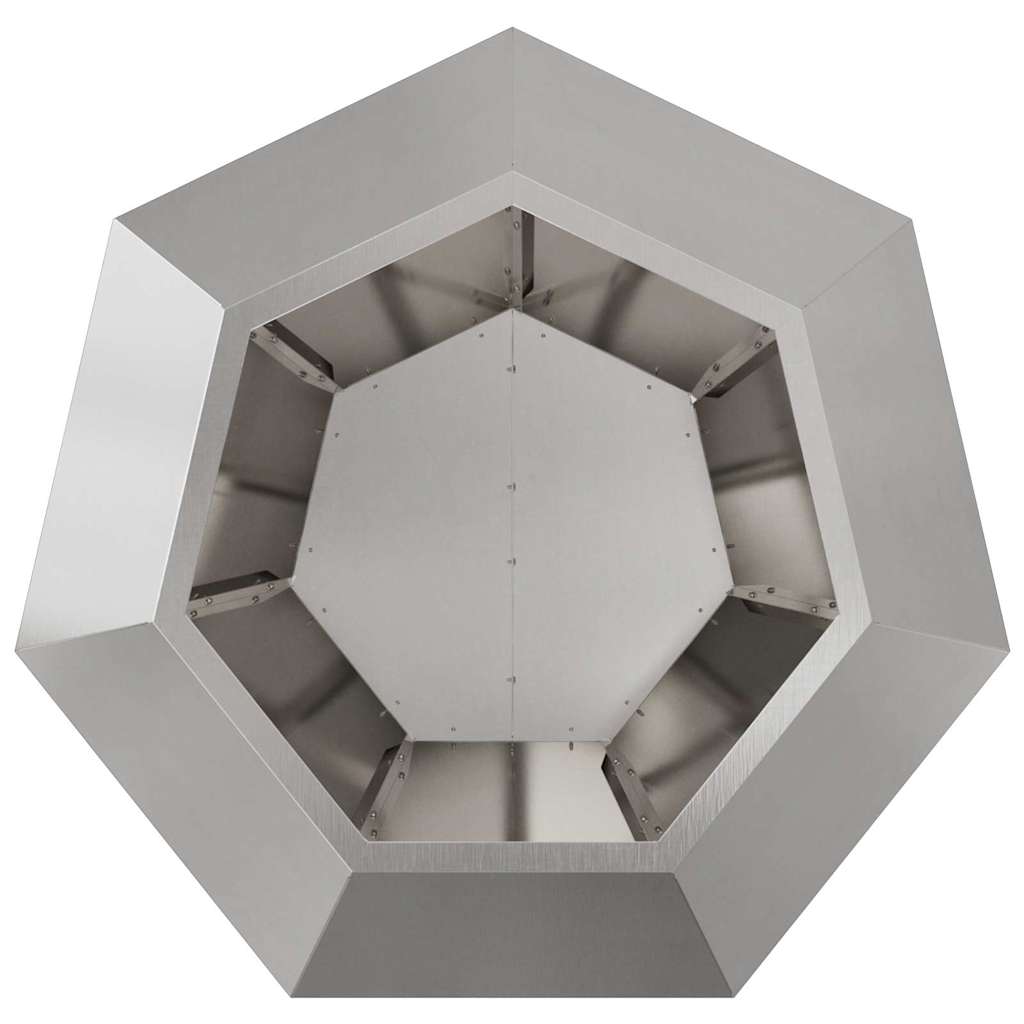 Fioriera 2 pcs Argento 75 x 75 x 60 cm Acciaio inossidabile | homemem39