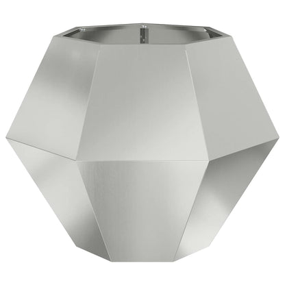 Fioriera 2 pcs Argento 75 x 75 x 60 cm Acciaio zincato | homemem39
