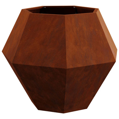 Fioriera Ruggine 75 x 75 x 60 cm | homemem39