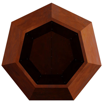 Fioriera 2 pcs Ruggine 75 x 75 x 60 cm | homemem39