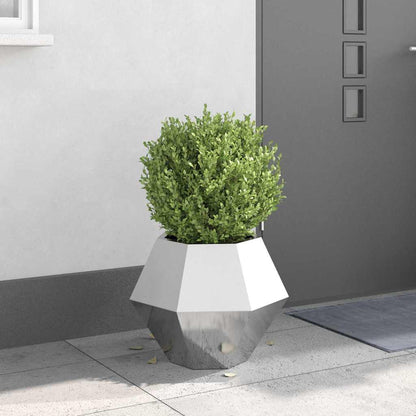 Fioriera Argento 50 x 50 x 40 cm Acciaio inossidabile