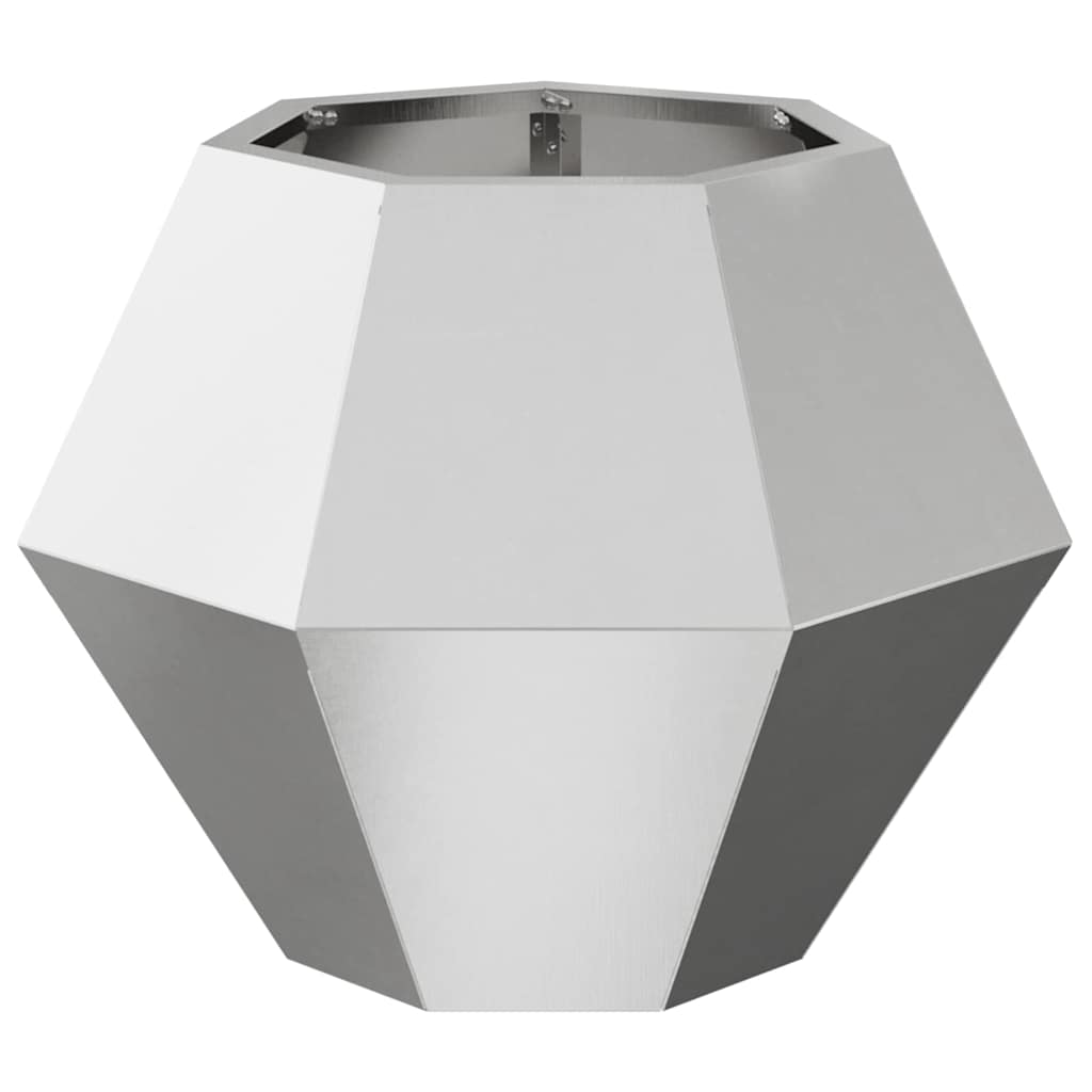 Fioriera Argento 50 x 50 x 40 cm Acciaio inossidabile