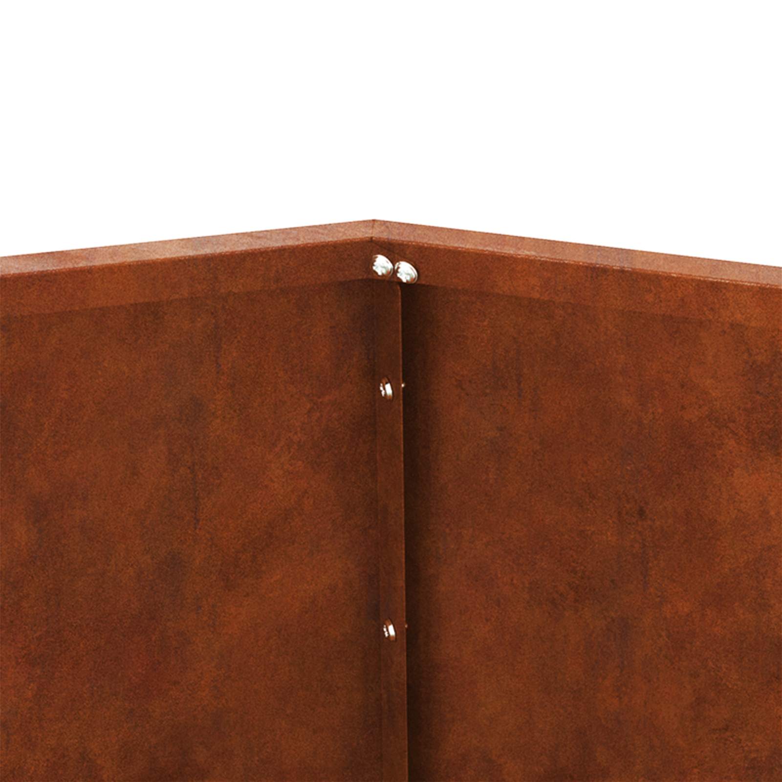 Fioriera 2 pcs Ruggine 50 x 50 x 40 cm | homemem39
