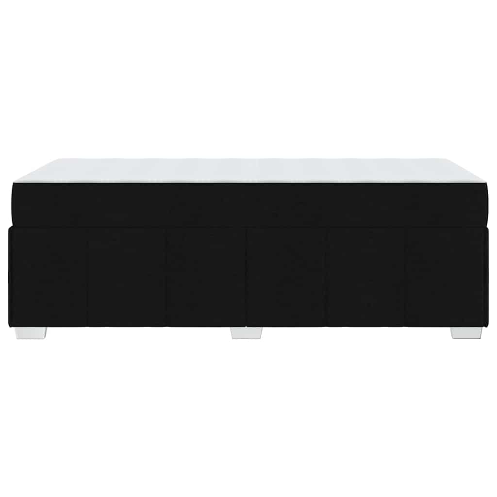 Struttura del letto con materasso Nero 80 x 200 cm Tessuto