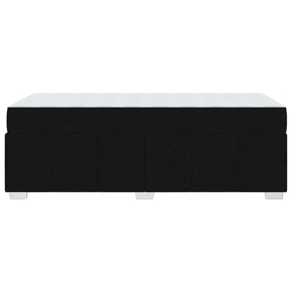 Struttura del letto con materasso Nero 80 x 200 cm Tessuto