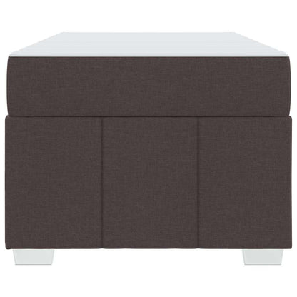 Struttura del letto Marrone Scuro 80 x 200 cm Tessuto