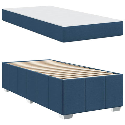 Struttura del letto con materasso Blu 80 x 200 cm Tessuto | homemem39