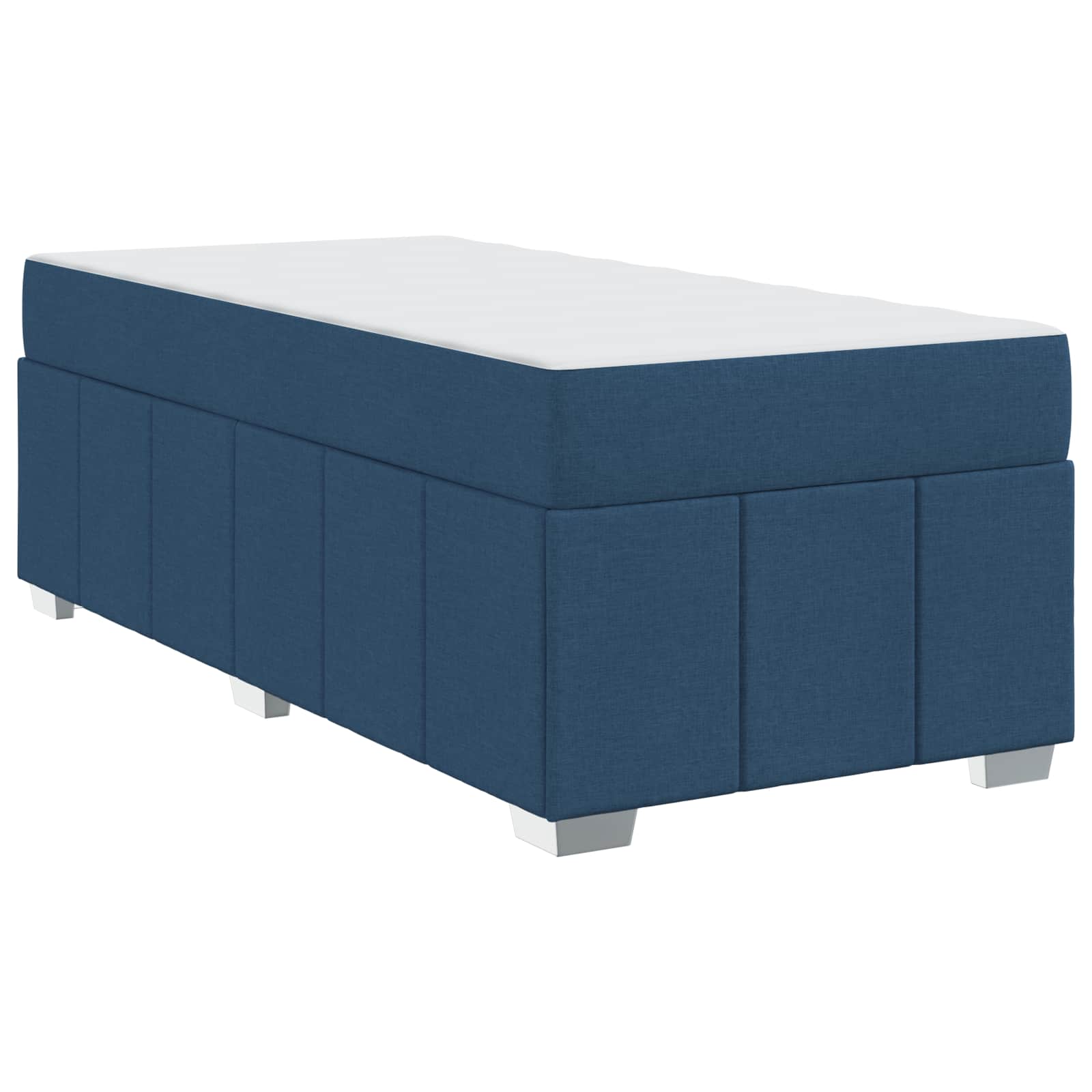 Struttura del letto con materasso Blu 80 x 200 cm Tessuto | homemem39