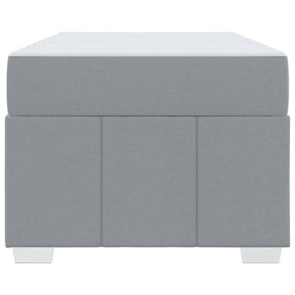 Struttura del letto Grigio chiaro 90 x 190 cm Tessuto