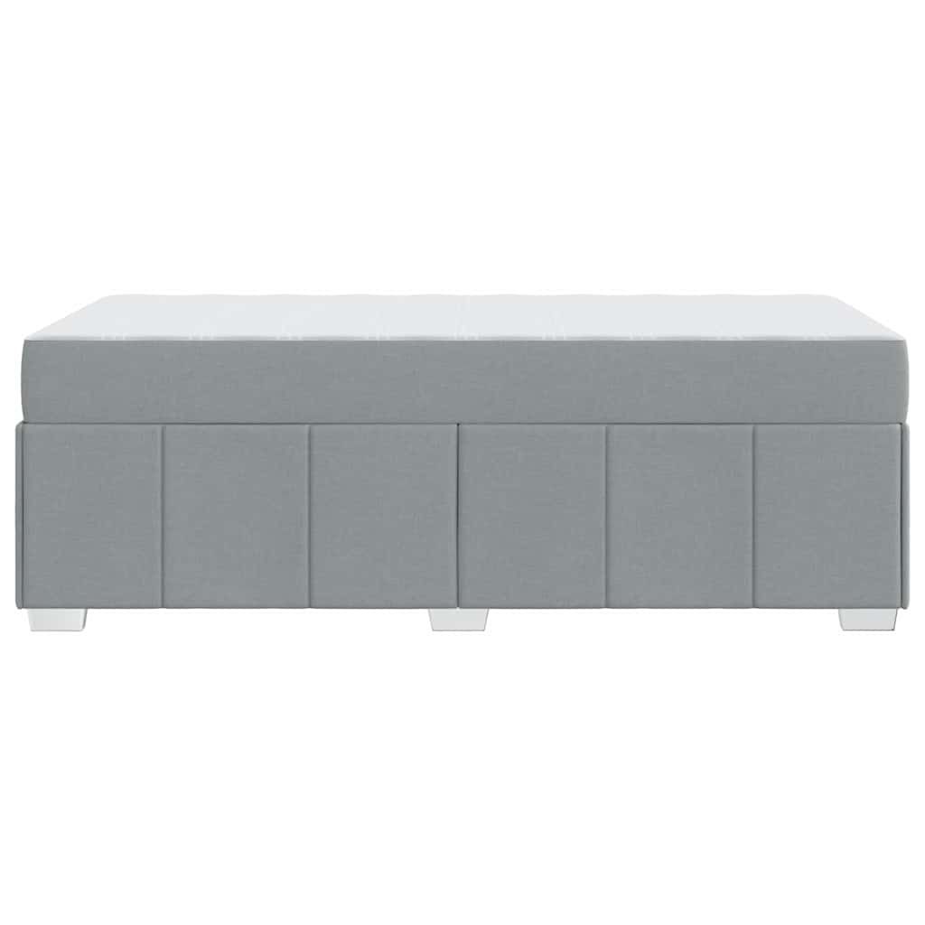 Struttura del letto Grigio chiaro 90 x 200 cm Tessuto | homemem39