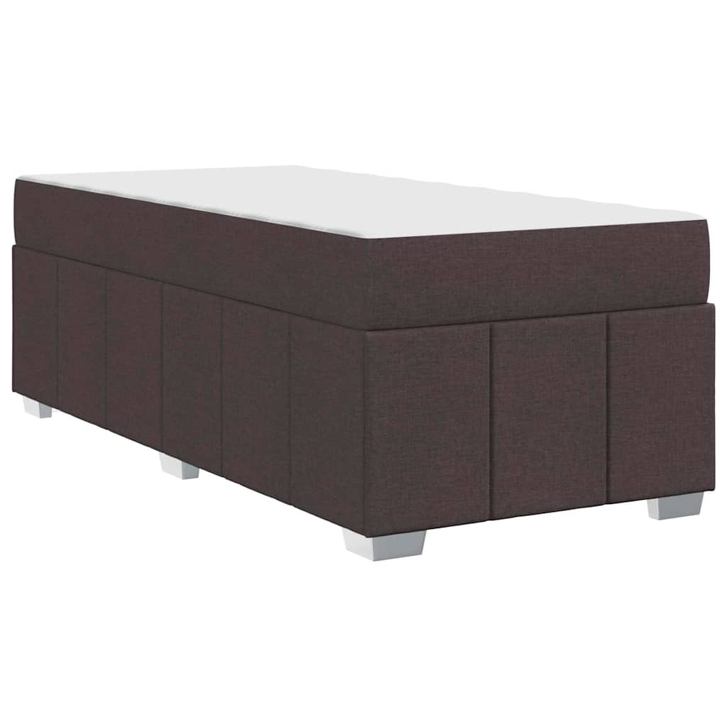 Struttura del letto Marrone Scuro 90 x 200 cm Tessuto | homemem39