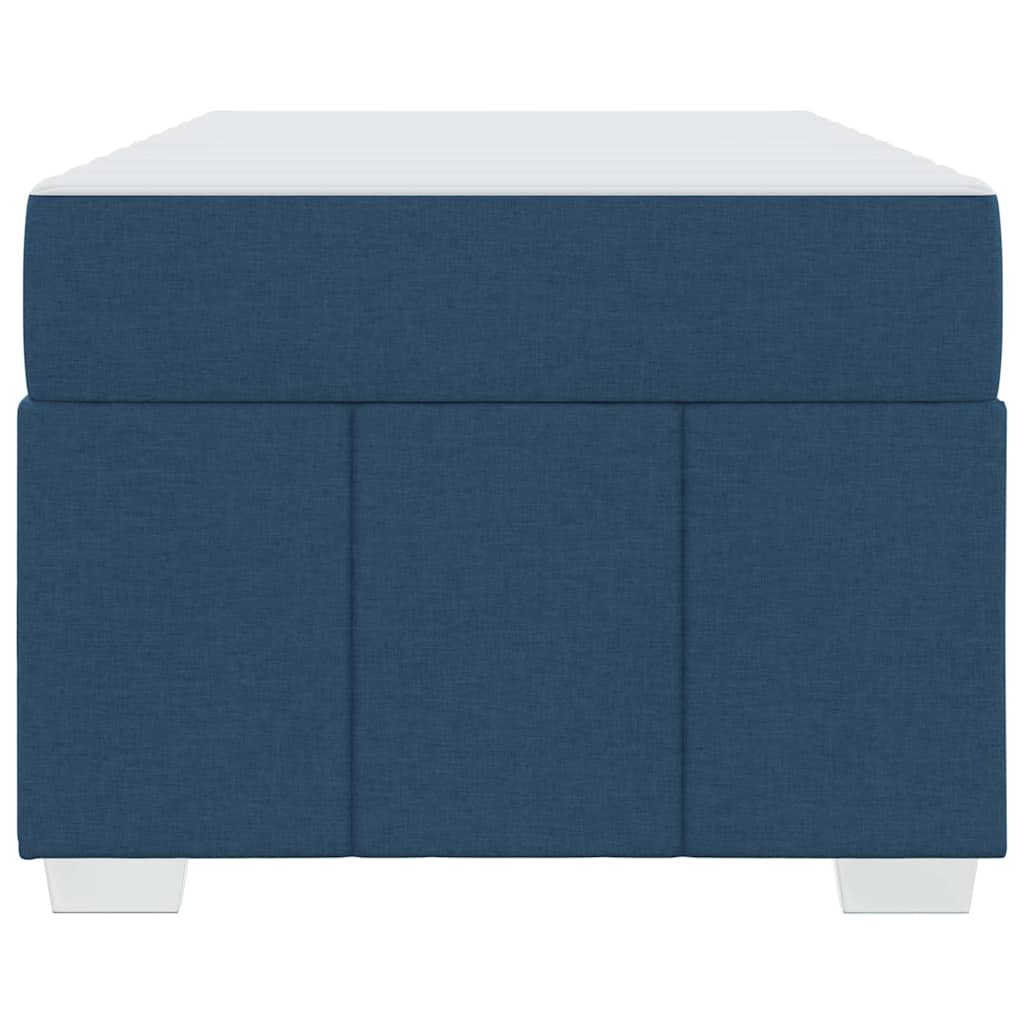 Struttura del letto con materasso Blu 90 x 200 cm Tessuto | homemem39