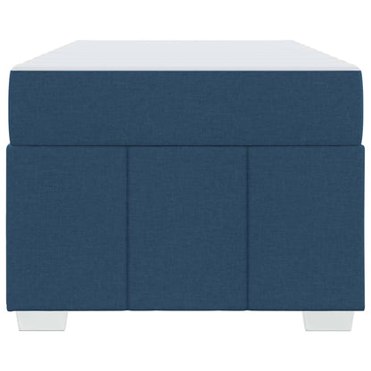 Struttura del letto con materasso Blu 90 x 200 cm Tessuto | homemem39