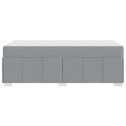 Struttura del letto Grigio chiaro 100 x 200 cm Tessuto | homemem39