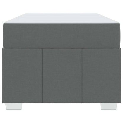 Struttura del letto Grigio scuro 100 x 200 cm Tessuto | homemem39