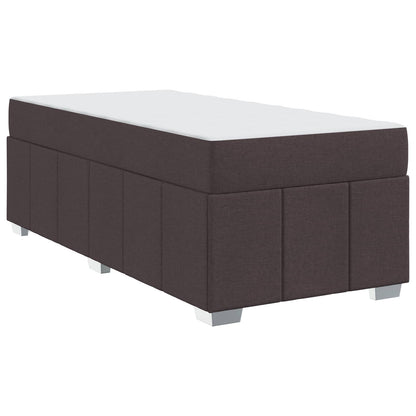 Struttura del letto Marrone Scuro 100 x 200 cm Tessuto | homemem39