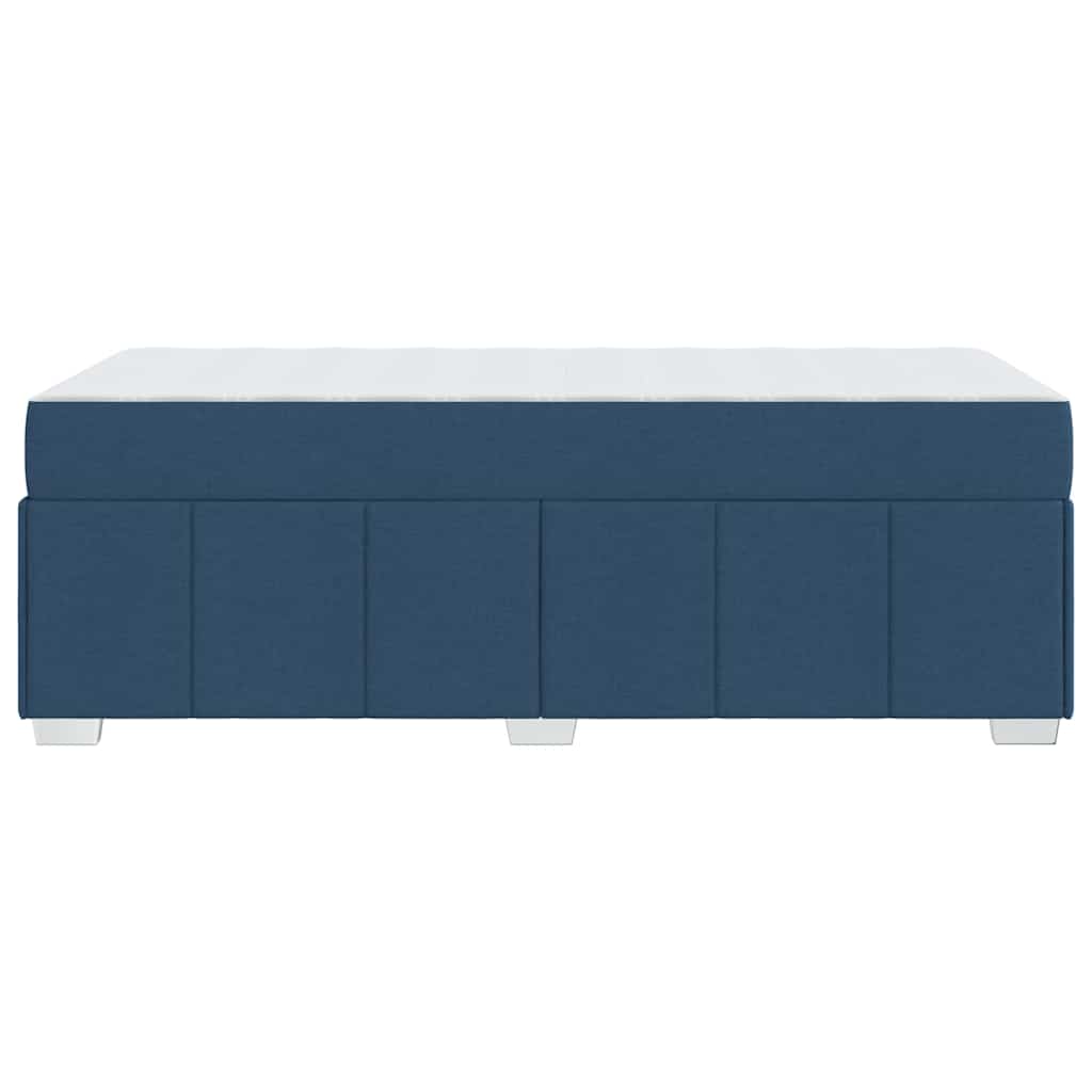 Struttura del letto con materasso Blu 100 x 200 cm Tessuto | homemem39