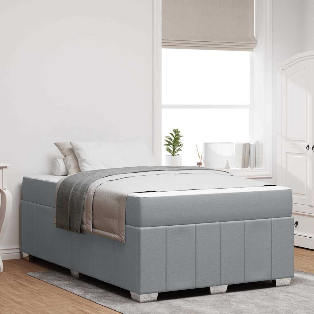 Struttura del letto Grigio chiaro 120 x 190 cm Tessuto | homemem39