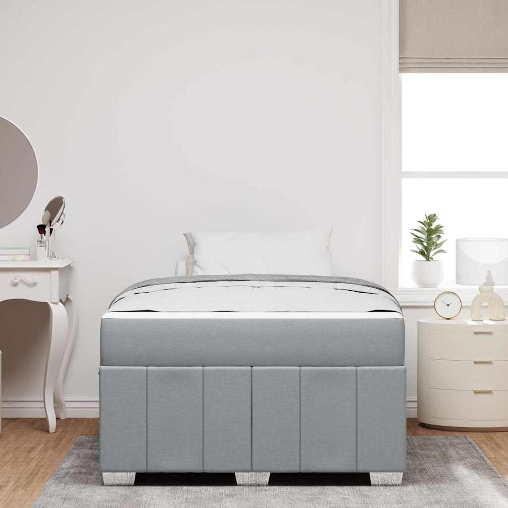 Struttura del letto Grigio chiaro 120 x 190 cm Tessuto | homemem39