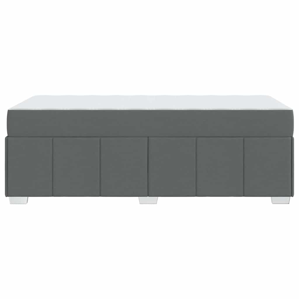 Struttura del letto Grigio scuro 120 x 190 cm Tessuto