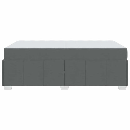 Struttura del letto Grigio scuro 120 x 200 cm Tessuto | homemem39