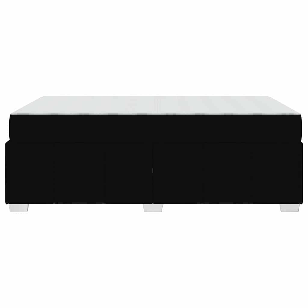 Struttura del letto con materasso Nero 120 x 200 cm Tessuto | homemem39