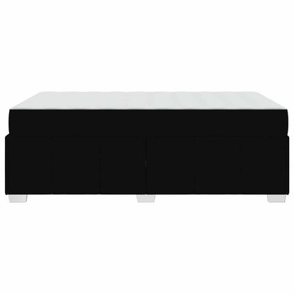 Struttura del letto con materasso Nero 120 x 200 cm Tessuto | homemem39