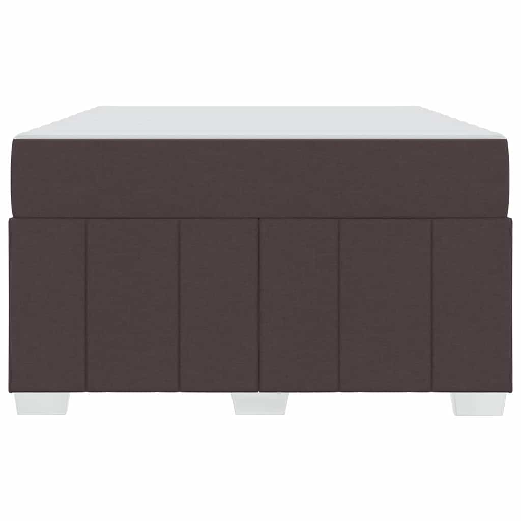 Struttura del letto Marrone Scuro 120 x 200 cm Tessuto