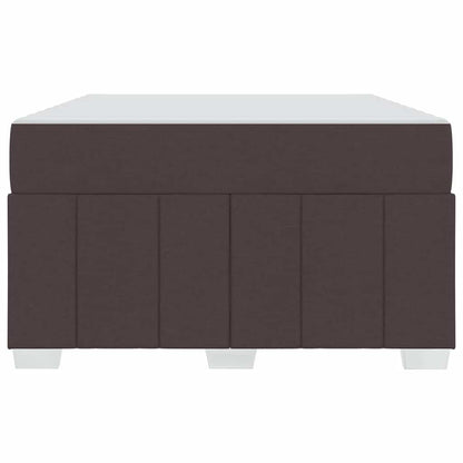 Struttura del letto Marrone Scuro 120 x 200 cm Tessuto