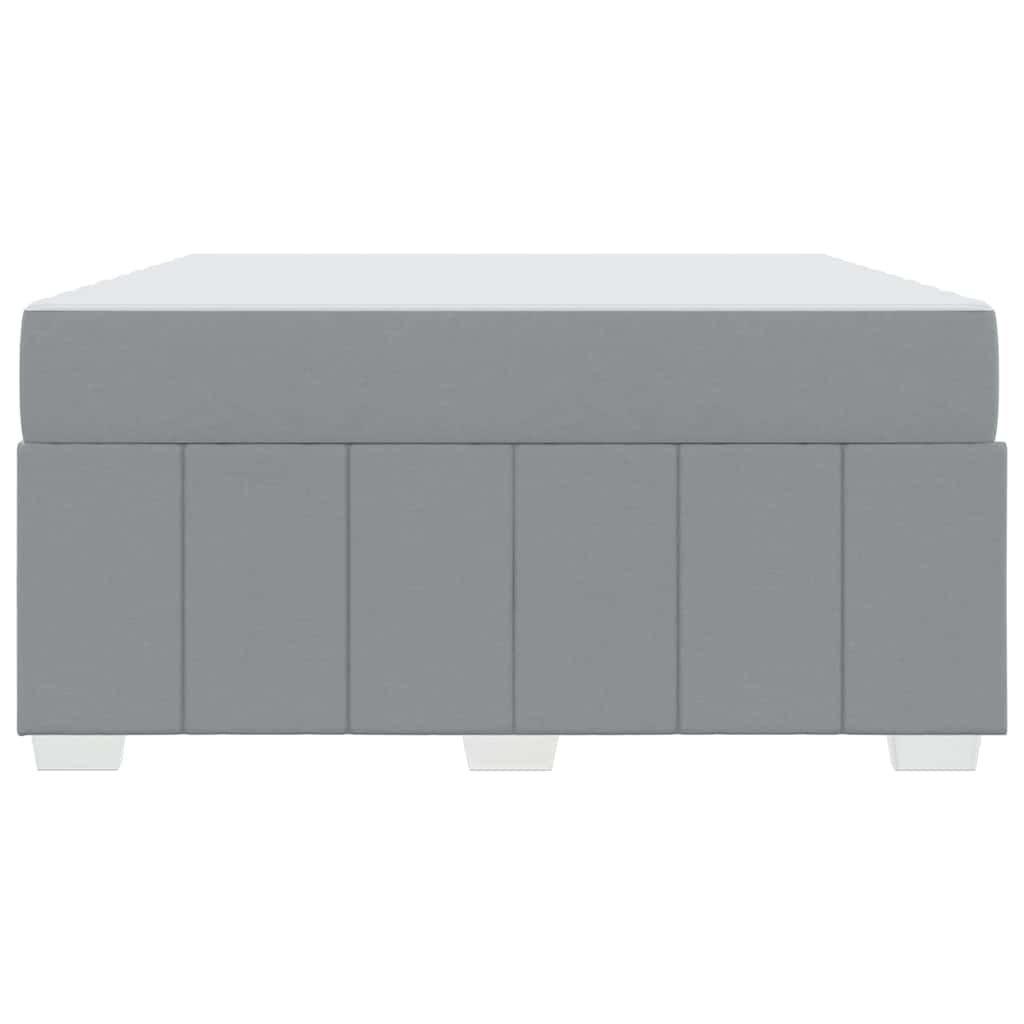 Struttura del letto Grigio chiaro 140 x 200 cm Tessuto