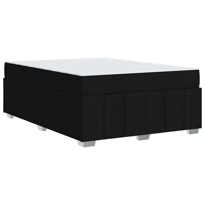 Struttura del letto con materasso Nero 160 x 200 cm Tessuto | homemem39