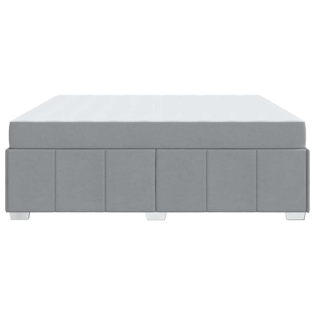 Struttura del letto Grigio chiaro 180 x 200 cm Tessuto