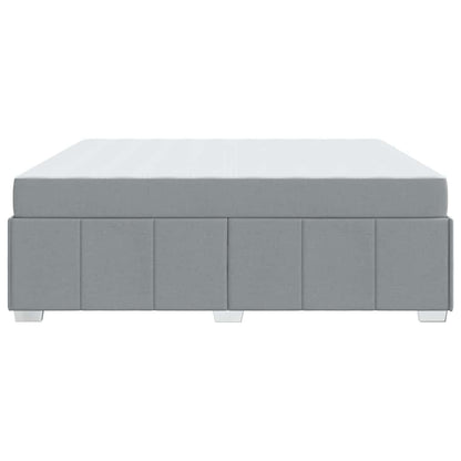 Struttura del letto Grigio chiaro 180 x 200 cm Tessuto