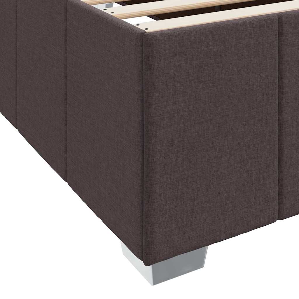 Struttura del letto Marrone Scuro 180 x 200 cm Tessuto | homemem39