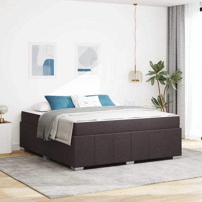 Struttura del letto Marrone Scuro 180 x 200 cm Tessuto | homemem39