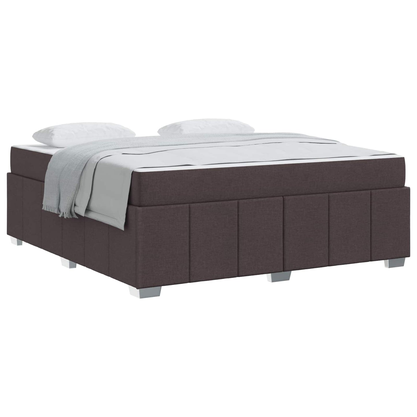 Struttura del letto Marrone Scuro 180 x 200 cm Tessuto | homemem39