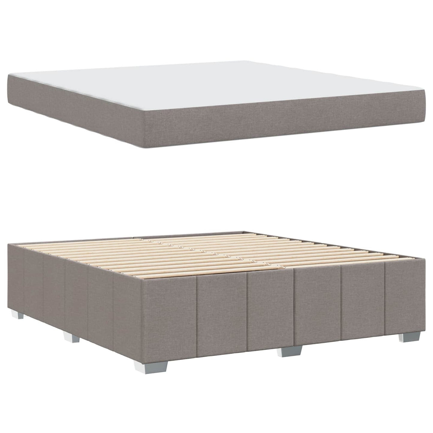 Struttura del letto con materasso Talpa 180 x 200 cm Tessuto | homemem39