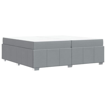 Struttura del letto Grigio chiaro 200 x 200 cm Tessuto | homemem39