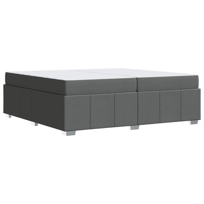 Struttura del letto Grigio scuro 200 x 200 cm Tessuto | homemem39