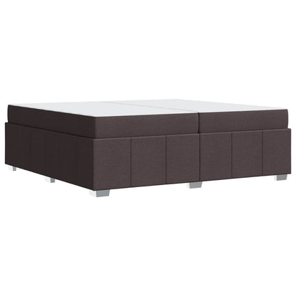 Struttura del letto Marrone Scuro 200 x 200 cm Tessuto | homemem39