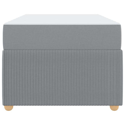 Struttura del letto Grigio chiaro 80 x 200 cm Tessuto