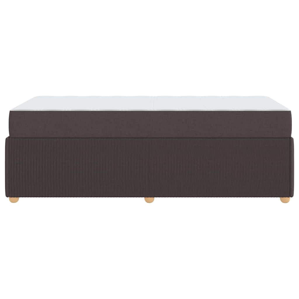 Struttura del letto Marrone Scuro 80 x 200 cm Tessuto | homemem39