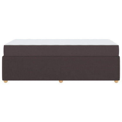 Struttura del letto Marrone Scuro 80 x 200 cm Tessuto | homemem39