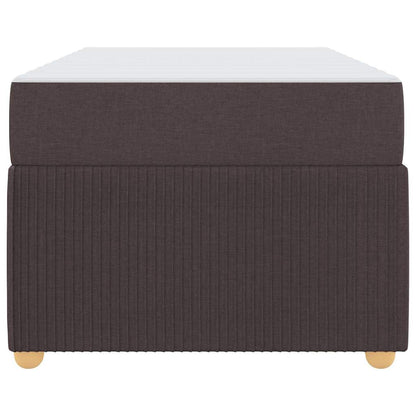 Struttura del letto Marrone Scuro 90 x 200 cm Tessuto